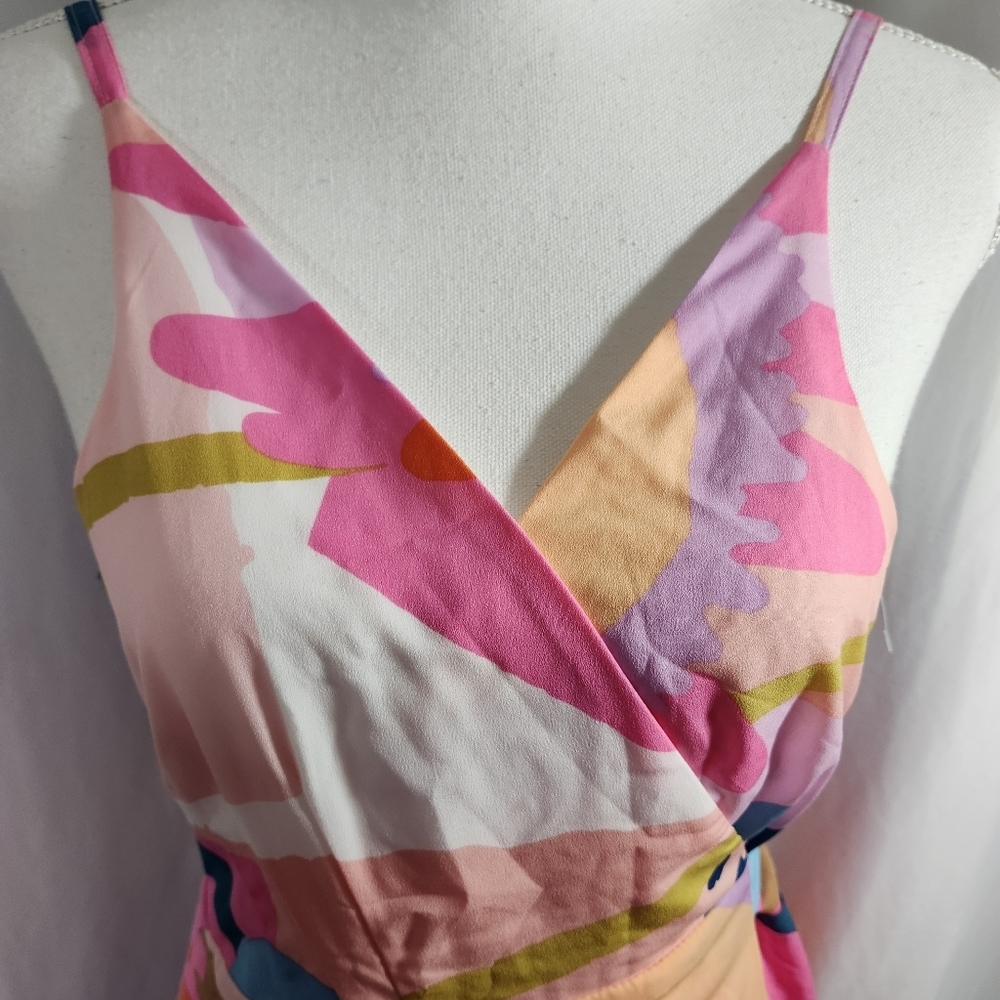 AQUA High Low Wrap Dress L NWOT - Picture 12 of 14